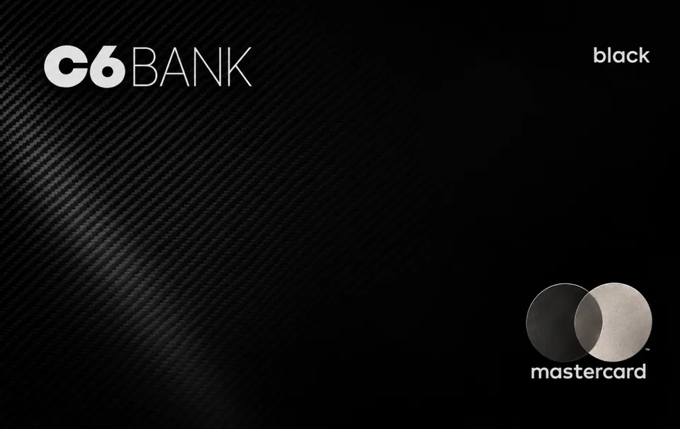 C6 Black Mastercard — C6 Bank 卡面预览