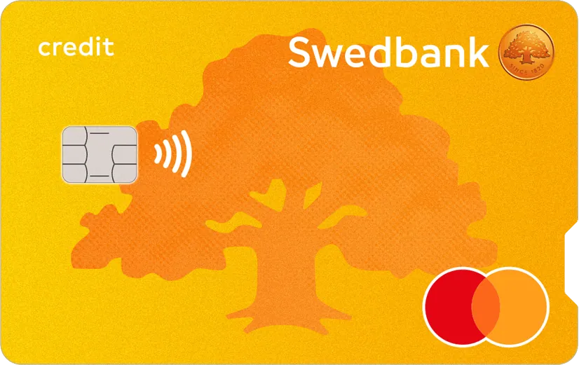 Swedbank Mastercard Credit — Swedbank · Kartenbild