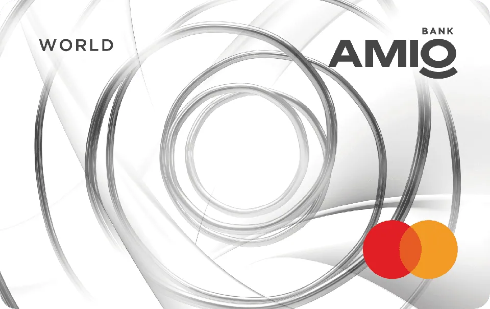 AMIO Mastercard World — AMIO Bank · Kartenbild