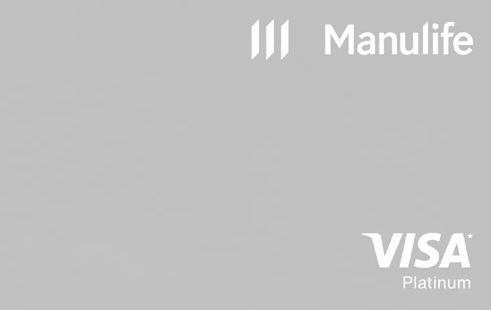 Manulife Bank Visa Platinum — Manulife Bank