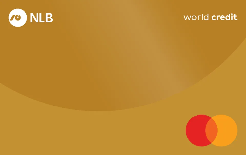 NLB Mastercard World Credit (Gold) — NLB 卡面预览