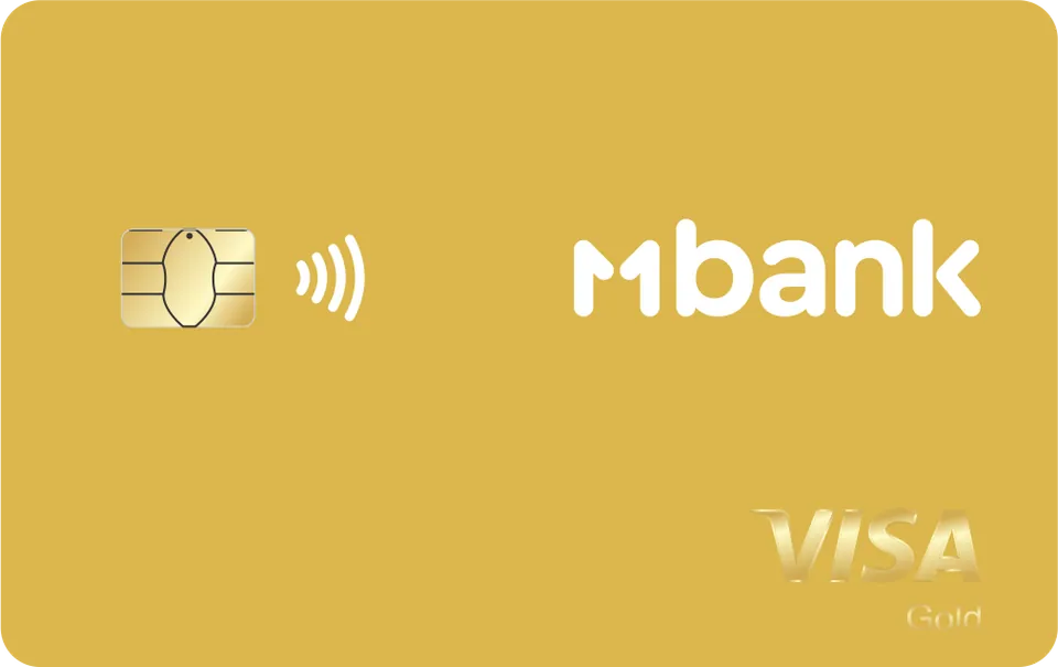 MBANK Visa Gold (KGS) — MBANK · Card artwork