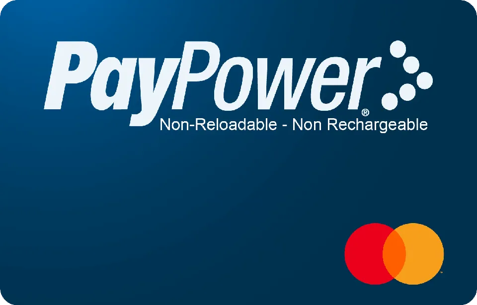 PayPower Non-Reloadable Mastercard — PayPower