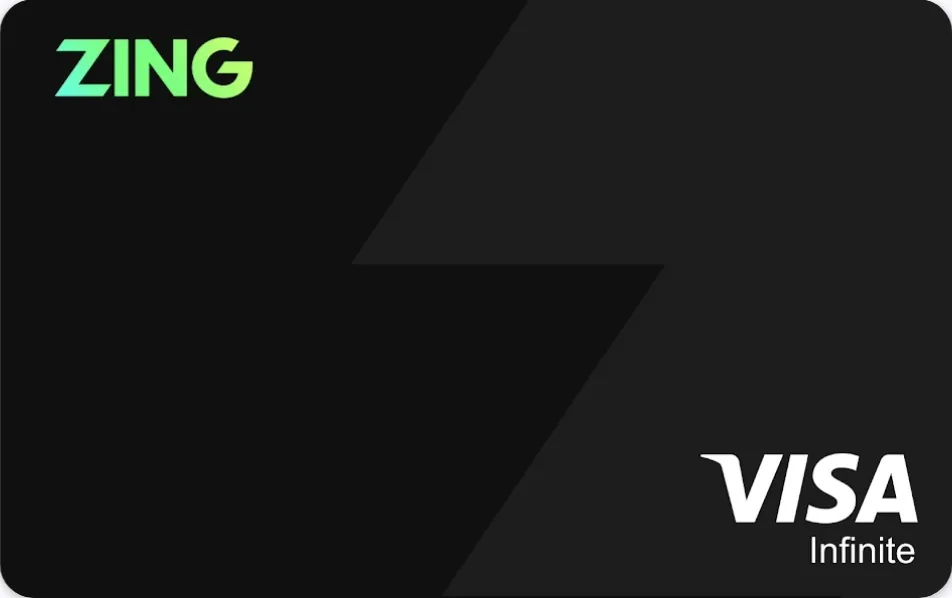 Zing VISA Debit Card — Zing