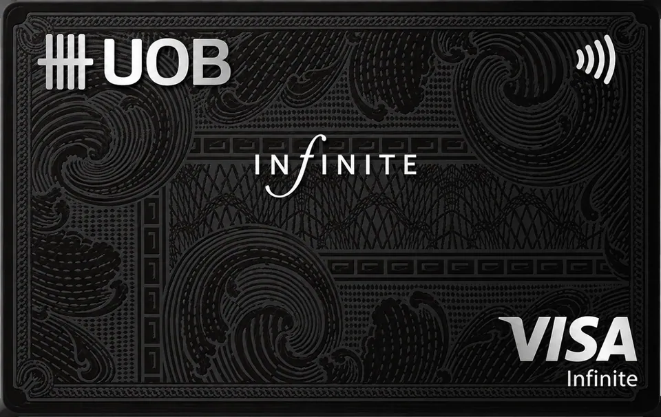 UOB Visa Infinite Metal — United Overseas Bank · Kartenbild