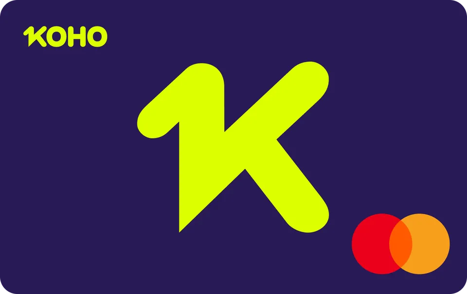 KOHO Prepaid MasterCard — KOHO