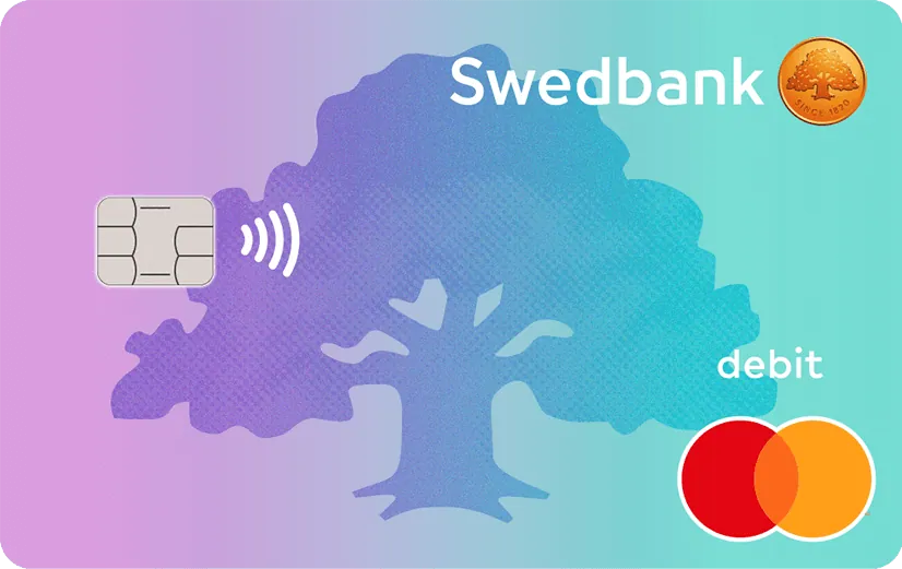 Swedbank Contactless Mastercard WEB — Swedbank · Design de cartão