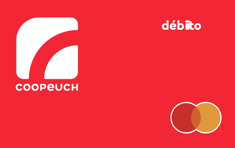 Coopeuch Mastercard Debit (Red) — Coopeuch 卡面预览