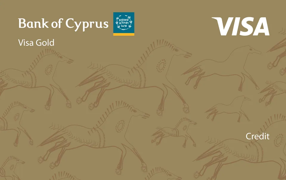 Bank of Cyprus Visa Gold Credit — Bank of Cyprus · Card artwork