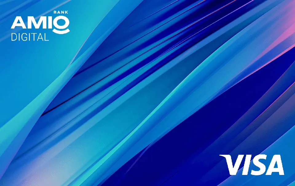 AMIO Visa Digital — AMIO Bank · Kartenbild