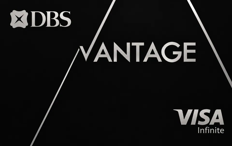 DBS Vantage Visa Infinite — DBS Bank · Diseño de tarjeta