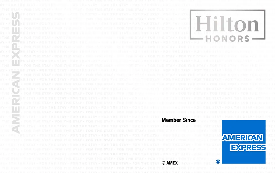 Hilton Honors American Express Card — American Express